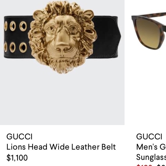 LIONS HEAD STUNNING RED LEATHER BELT, PARIS FRANCE - Picture 2 of 6